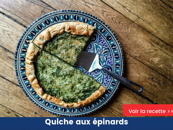 Quiche aux épinards